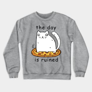 Rasabi Cat - The Day is Ruined Crewneck Sweatshirt